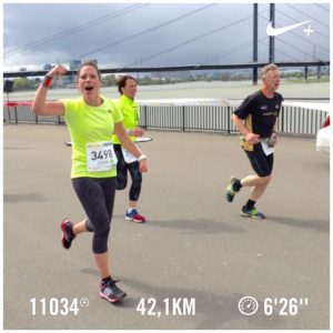 hardlopen marathon Düsseldorf