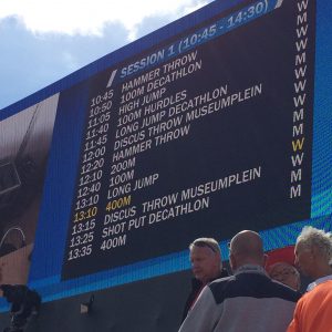 EK atletiek Amsterdam