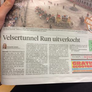 Velsertunnel hardlopen